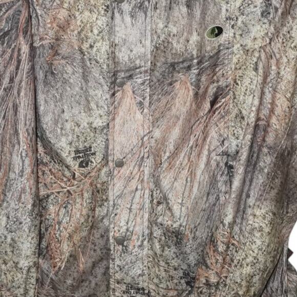 Mossy Oak Break-Up Camo Insulated Hunting Jacket Men’s Size Large Hooded - Picture 2 of 8